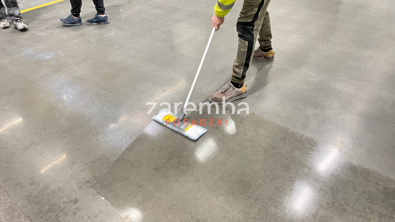 impregnacja zamykająca - posadzki polerowane