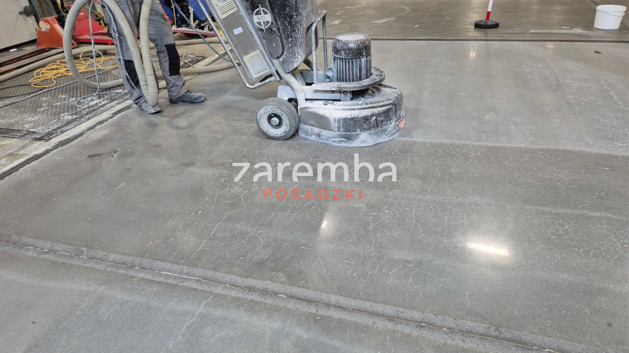 renowacje posadzek - polerowanie precyzyjne na sucho