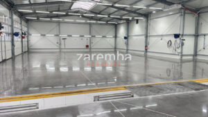 polerowanie betonu w halach efekt PO